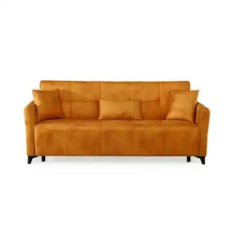 XXXLutz Schlafsofa in webstoff gelb Angebot