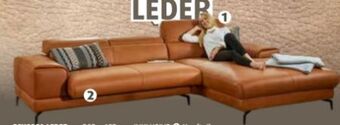 Polstermöbel Fischer Ecksofa leder Angebot