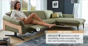 Polstermöbel Fischer Ecksofa leder Angebot