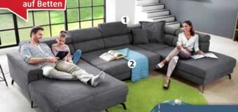 Polstermöbel Fischer Wohnlandschaft stoff Angebot