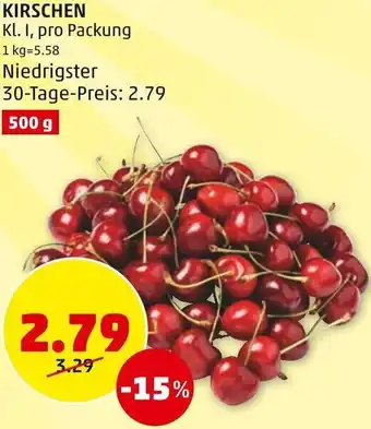 PENNY KIRSCHEN Kl. I, pro Packung Angebot