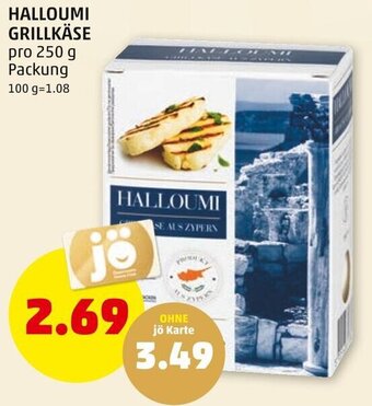 PENNY HALLOUMI GRILLKÄSE pro 250 g Packung Angebot