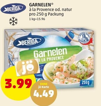 PENNY GARNELEN* à la Provence od. natur pro 250 g Packung Angebot