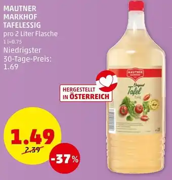 PENNY MAUTNER MARKHOF TAFELESSIG pro 2 Liter Flasche Angebot