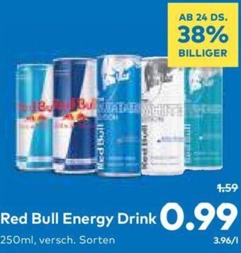 T&G Red Bull Energy Drink 250ml, versch. Sorten Angebot