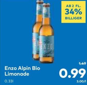 T&G Enzo Alpin Bio Limonade 0.33l Angebot