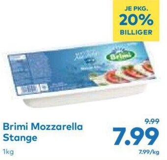 T&G Brimi Mozzarella Stange 1kg Angebot