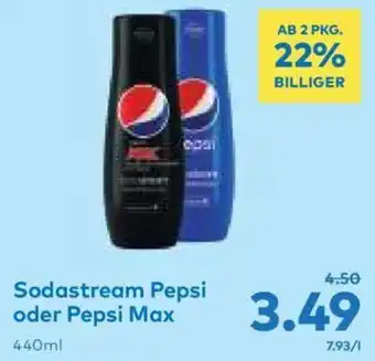 T&G Sodastream Pepsi oder Pepsi Max 440ml Angebot