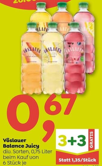 ADEG Vöslauer Balance Juicy diu. Sorten, 0,75 Liter beim Kauf von Angebot
