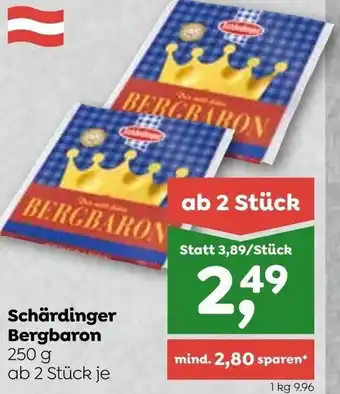 ADEG Schärdinger Bergbaron 250 g ab 2 Stück je Angebot