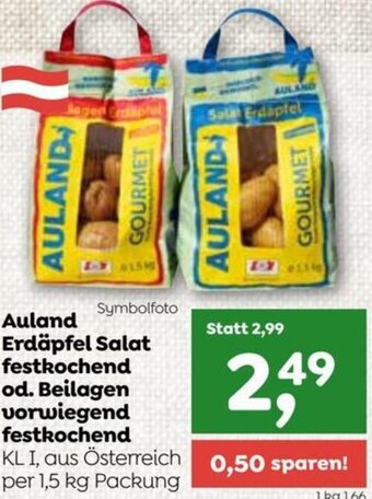 ADEG Auland Erdäpfel Salat festkochend od. Beilagen vorwiegend festkochend Angebot