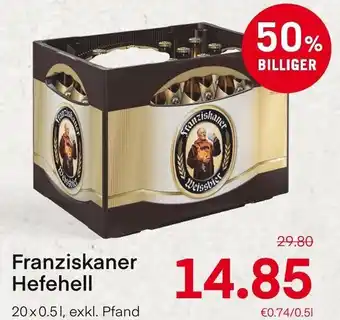 MPreis Franziskaner Hefehell 20x0.5L, exkl. Pfand Angebot