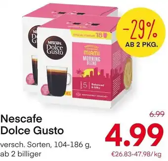 MPreis Nescafe Dolce Gusto versch. Sorten, 104-186 g Angebot
