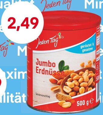MPreis Jeden Tag Jumbo Erdnüsse 500 g Angebot
