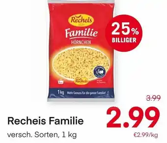 MPreis Recheis Familie versch. Sorten, 1 kg Angebot