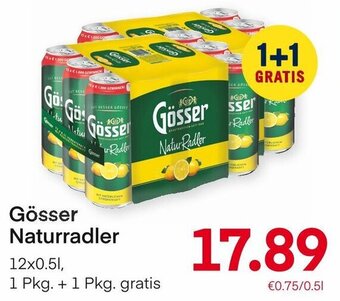 MPreis Gösser Naturradler 12x0.5L Angebot