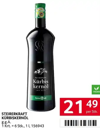 Transgourmet STEIRERKRAFT KÜRBISKERNÖL g.g.A. per Stk. Angebot