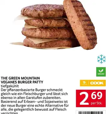 Transgourmet THE GREEN MOUNTAIN VEGANES BURGER PATTY per Stk. Angebot