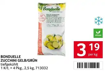 Transgourmet BONDUELLE ZUCCHINI GELB/GRÜN tiefgekühlt per kg Angebot