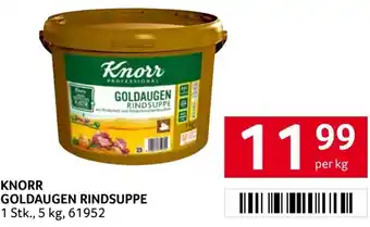 Transgourmet KNORR GOLDAUGEN RINDSUPPE 1 Stk., 5 kg, 61952 per kg Angebot
