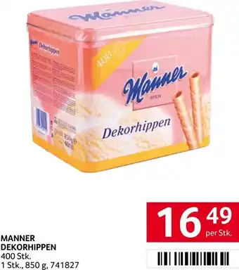 Transgourmet MANNER DEKORHIPPEN 400 Stk. Angebot