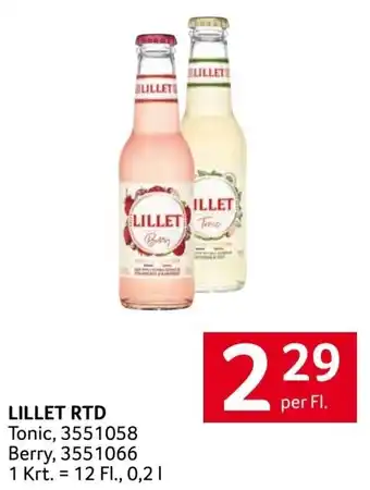 Transgourmet LILLET RTD Tonic, 3551058 Berry, 3551066 Angebot