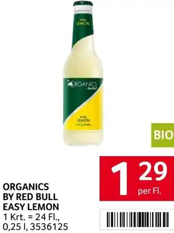 Transgourmet ORGANICS BY RED BULL EASY LEMON per Fl. Angebot