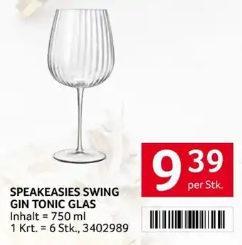 Transgourmet SPEAKEASIES SWING GIN TONIC GLAS per Stk. Angebot
