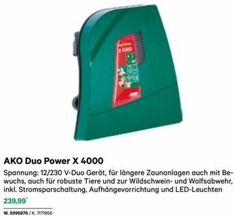 Lagerhaus AKO Duo Power X 4000 Angebot