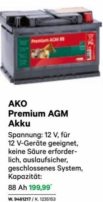 Lagerhaus ΑΚΟ Premium AGM Akku Angebot