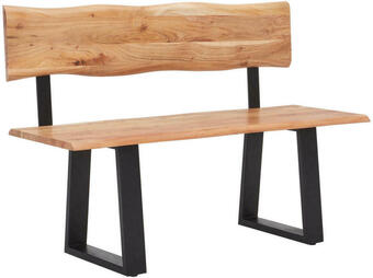 XXXLutz Sitzbank in holz, metall schwarz, akaziefarben Angebot