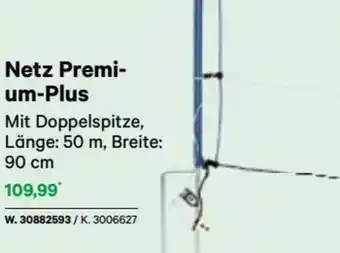 Lagerhaus Netz Premi-um-Plus Mit Doppelspitze, Länge: 50 m, Breite: 90 cm Angebot
