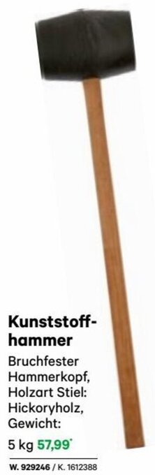 Lagerhaus Kunststoff-hammer 5 kg Angebot