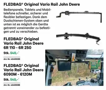 Lagerhaus FLEDBAG® Original Vario Rail John Deere Stk. Angebot
