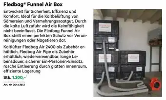Lagerhaus Fledbag® Funnel Air Box Stk. Angebot