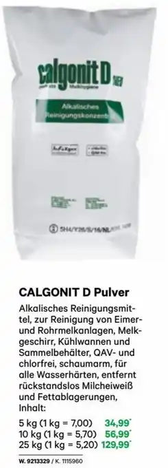 Lagerhaus CALGONIT D Pulver 5 kg Angebot