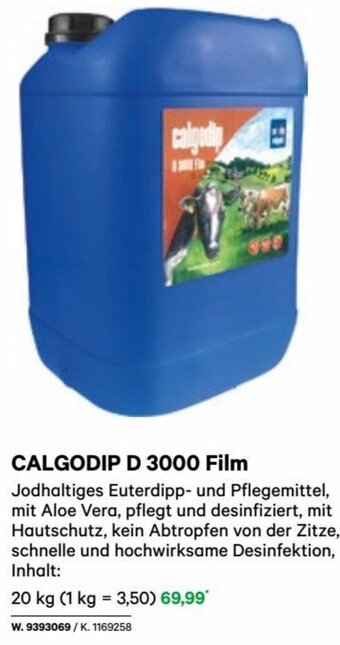 Lagerhaus CALGODIP D 3000 Film 20  kg Angebot