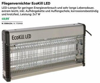 Lagerhaus Fliegenvernichter EcoKill LED Angebot