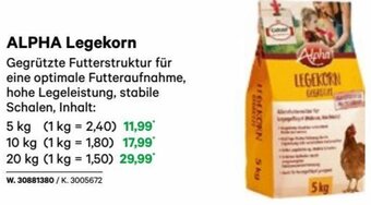 Lagerhaus ALPHA Legekorn 5 kg Angebot