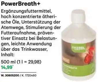 Lagerhaus PowerBreath+ 500 ml Angebot