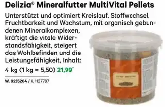 Delizia® Mineralfutter MultiVital Pellets 4 kg