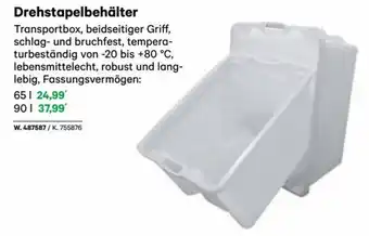 Lagerhaus Drehstapelbehälter 65 l Angebot