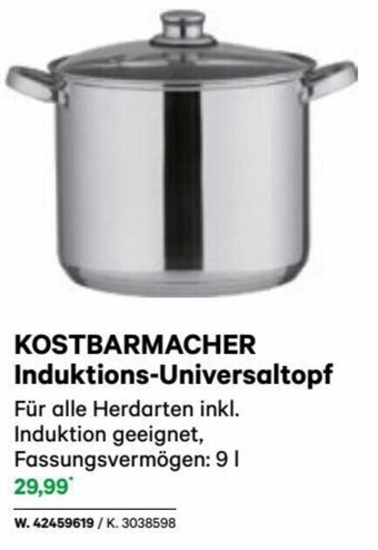 Lagerhaus KOSTBARMACHER Induktions-Universaltopf Angebot