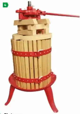 Lagerhaus Obstpresse Typ: OP 6, Korbinhalt: 6 l, Ø Korb: 17,5 cm, Ø Auffangbecken: 27,5 cm Angebot