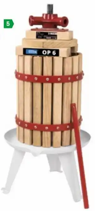 Lagerhaus Mit mechanischem Ratschensystem Typ: OP 47, Korbinhalt: 47 l, Ø Korb: 35 cm, Ø Auffangbecken: 37 cm Angebot