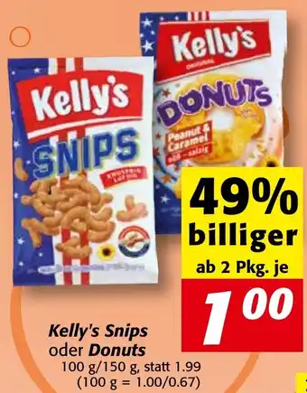 Strasser Markt Kelly's Snips Oder Donuts Angebot