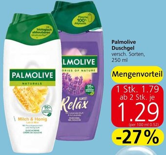 Spar Palmolive Duschgel versch. Sorten, 250 ml Angebot