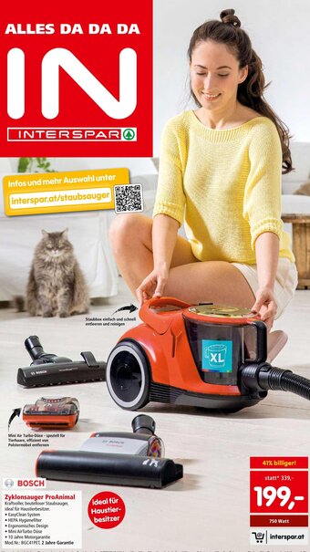 Interspar BOSCH Zyklonsauger ProAnimal Angebot