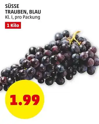 PENNY Süsse Trauben, Blau 1 Kilo Angebot