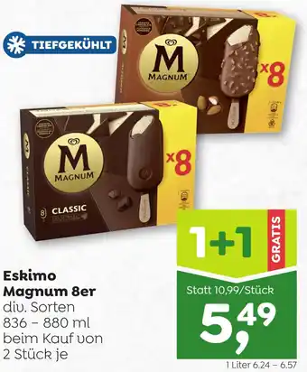ADEG Eskimo Magnum 8er div. Sorten 836-880 ml Angebot